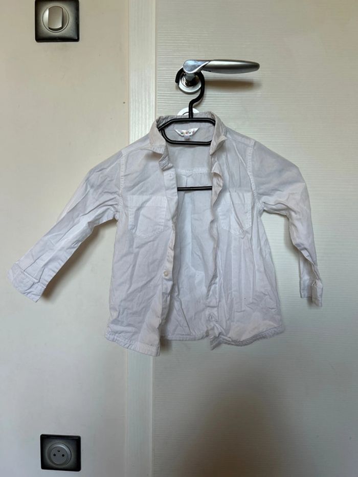Chemise blanche 4 ans