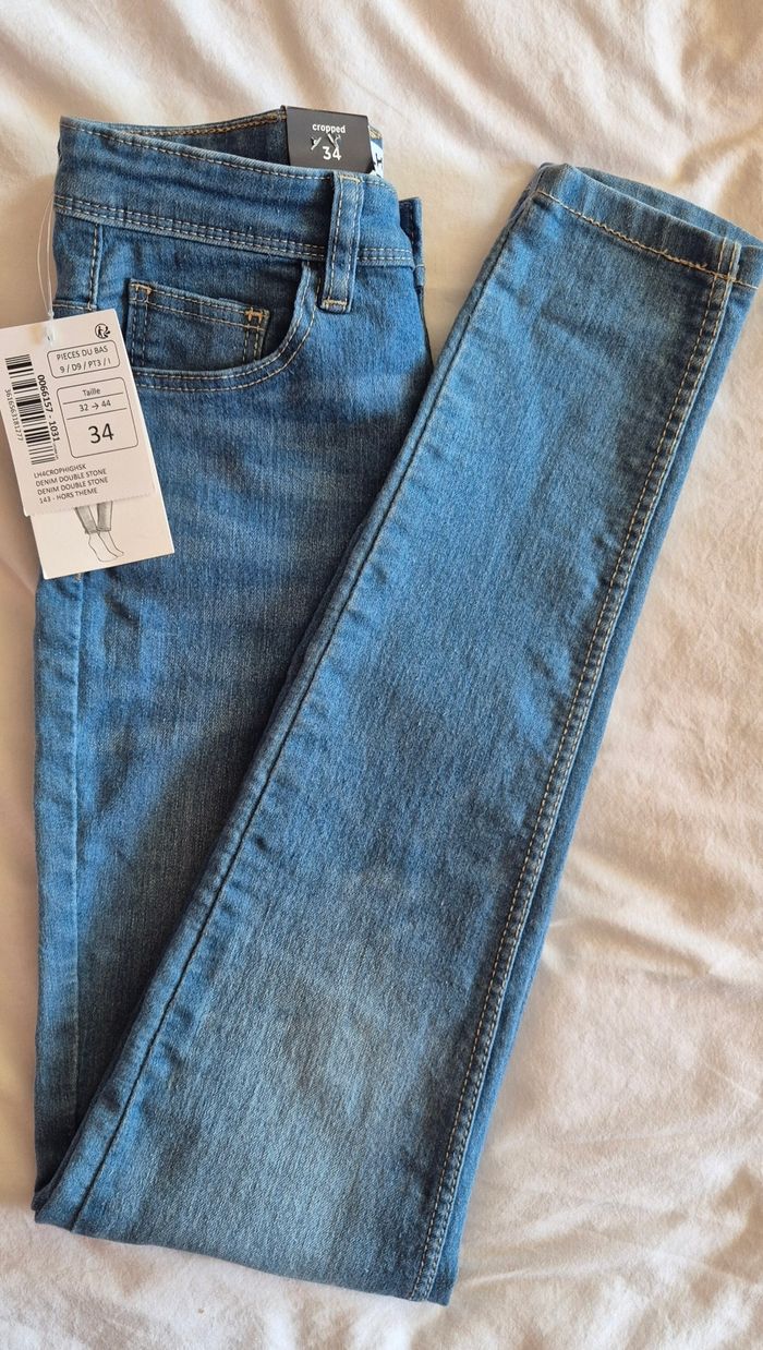 Jean/pantalon cropped