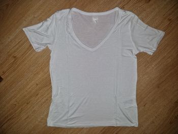 T shirt H&M blanc taille S TBE