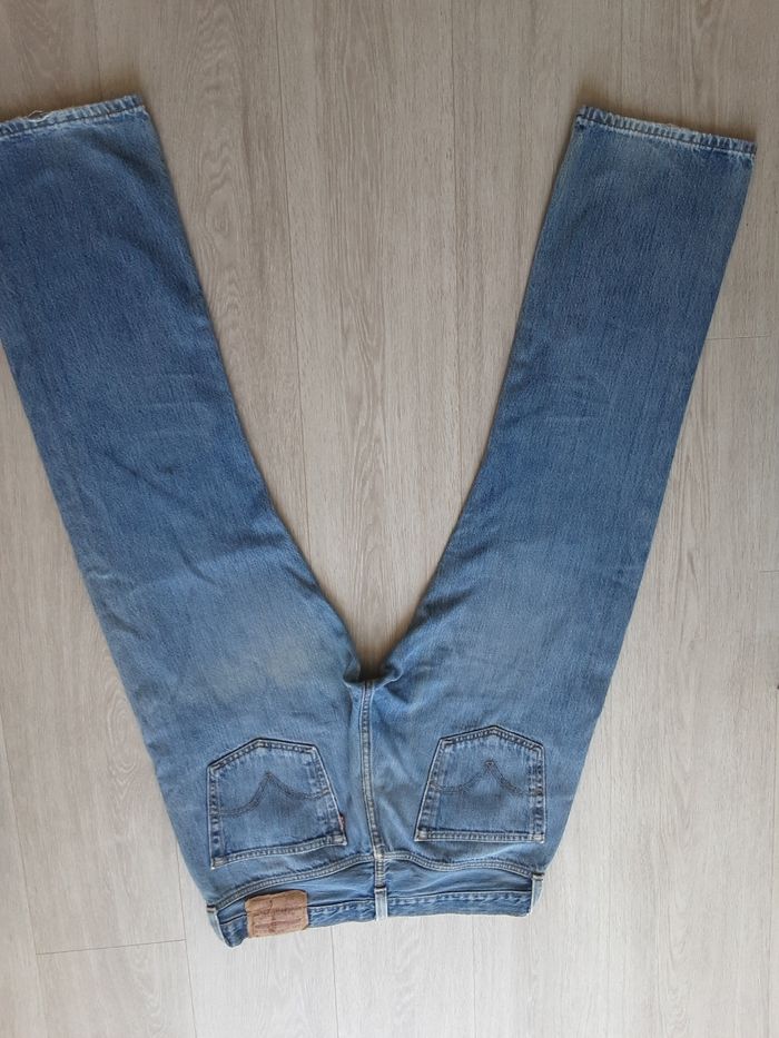 Pantalon jean marque Levi s strauss taille w  34 l 30 fermeture bouton - photo numéro 5
