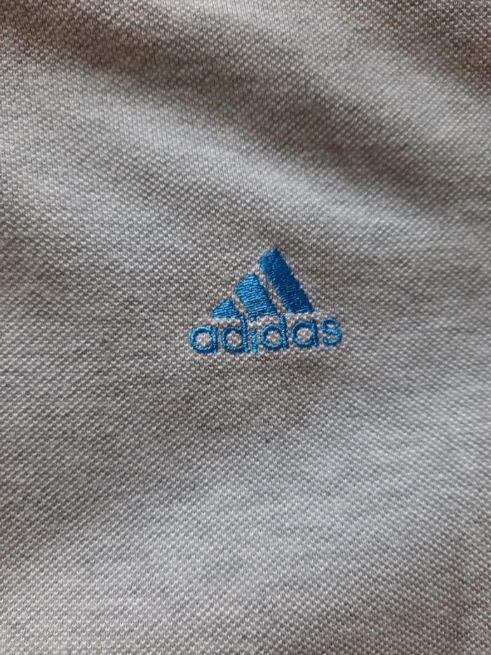 Polo adidas (gris), M - photo numéro 3