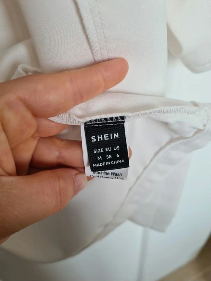 Blazer blanc taille M shein - photo numéro 8