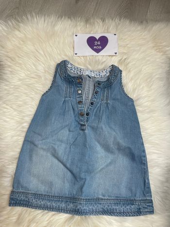 24 mois - robe en jeans