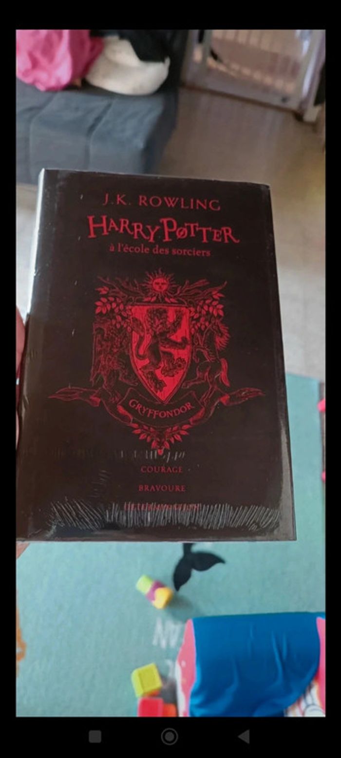 Harry Potter et l' école des sorciers livre gryffondor