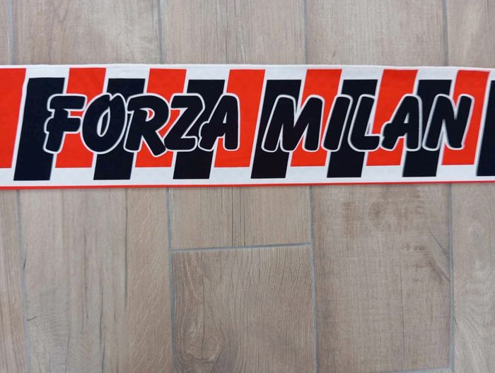Écharpe satin vintage Milan AC - photo numéro 2