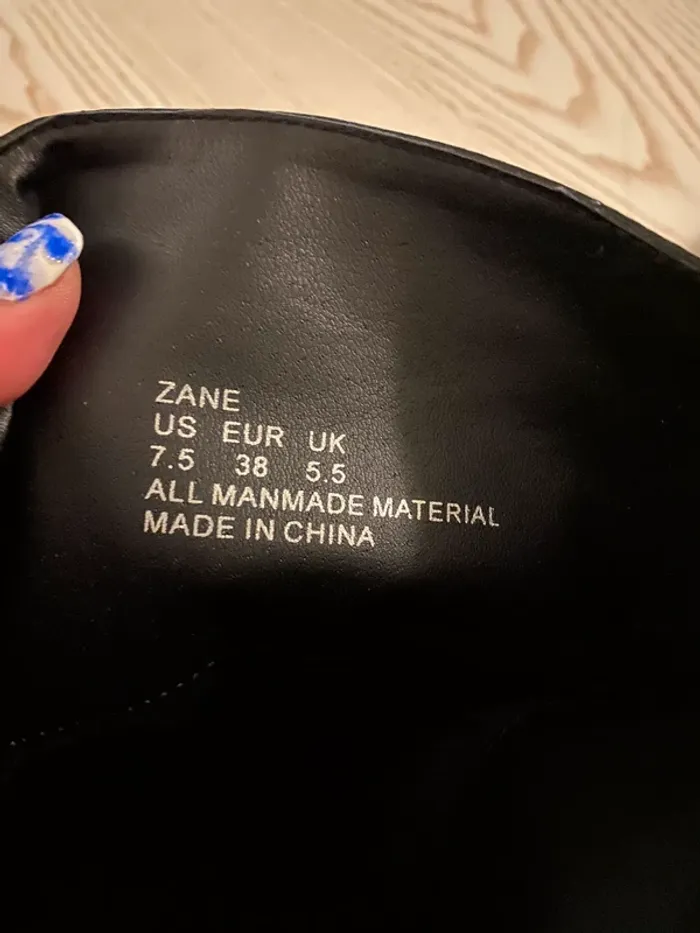 paire de botte cuissarde noir 38 justfab - photo numéro 4