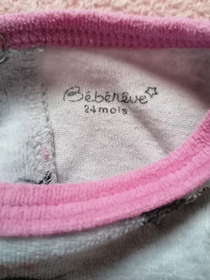 Pyjama 1 pièce fille taille 24 mois - photo numéro 3