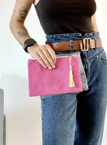 Pochette Rose - Neuve dans sa pochette plastique