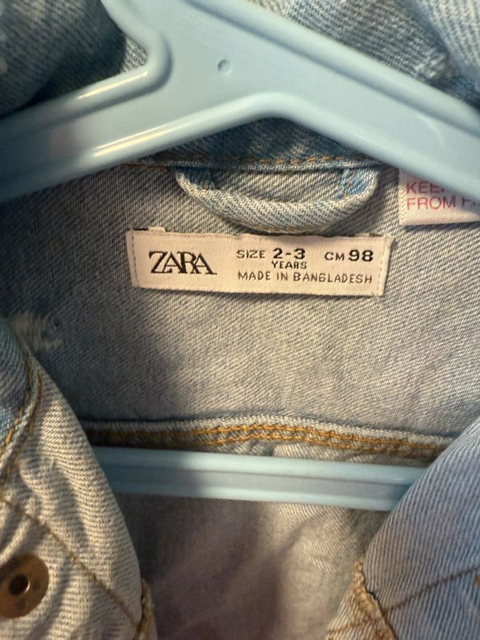 Veste en jean Zara 2/3 ans - photo numéro 3