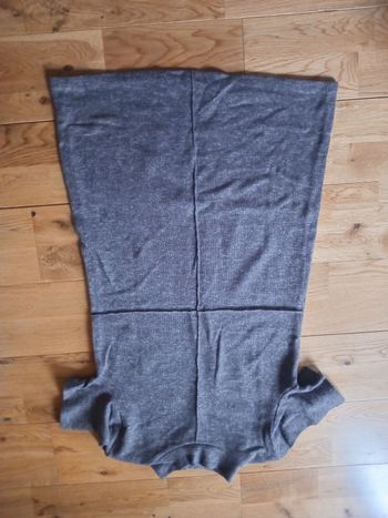 Robe laine manches courtes