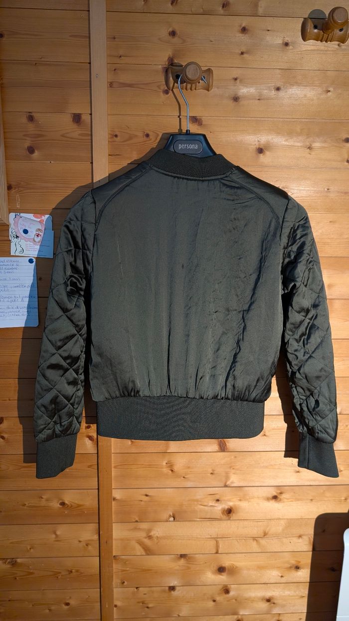 Veste style bombers kaki - photo numéro 2