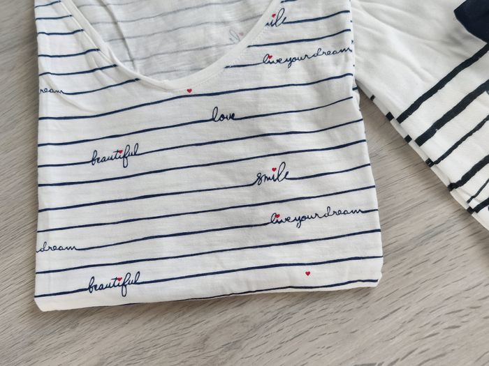 Lot de 2 tee shirt marinière Etam et Grain de malice Taille S - photo numéro 5