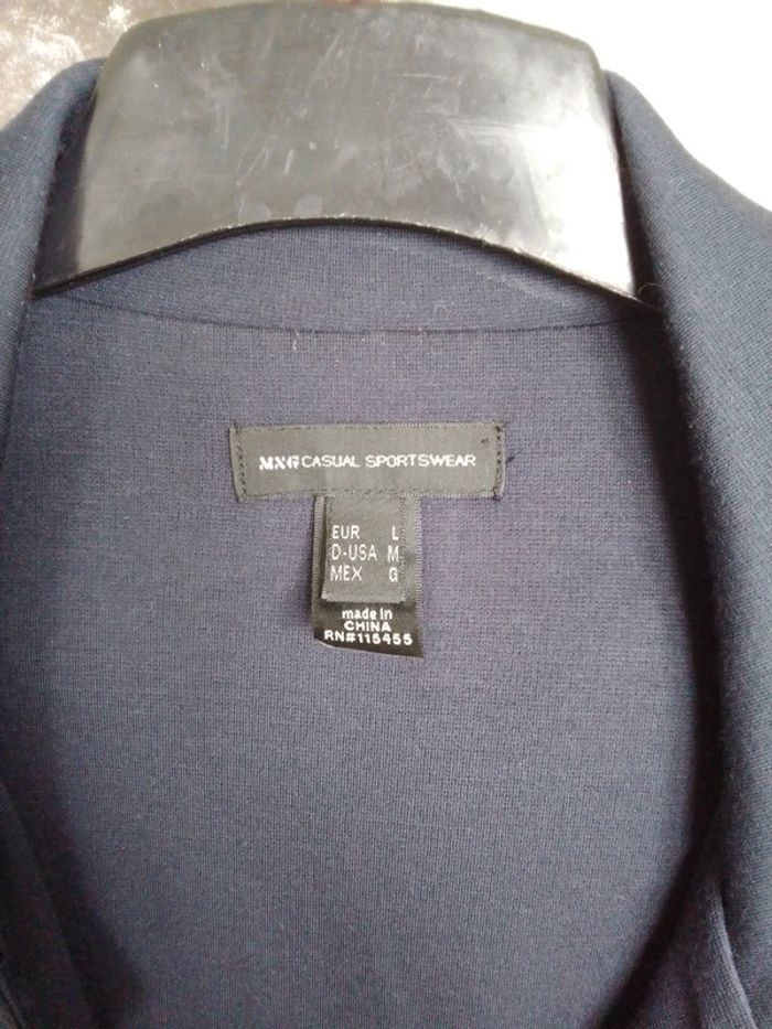 Veste légère Mango, taille L, bleu marine - photo numéro 3
