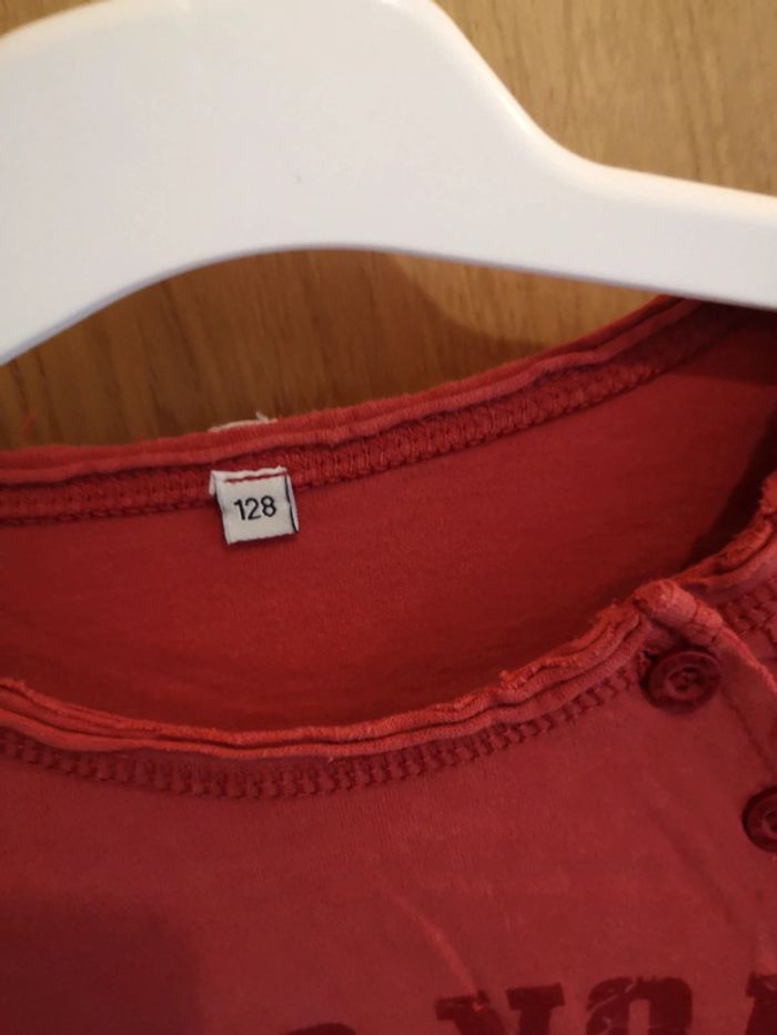 T-shirt en rouge Captain Tortue 8 ans - photo numéro 5