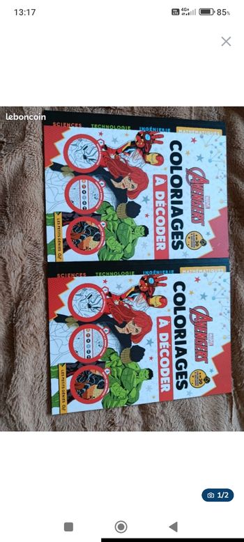 Vend coloriage mystère jamais servi