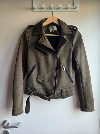Veste perfecto softy kaki taille s neuve