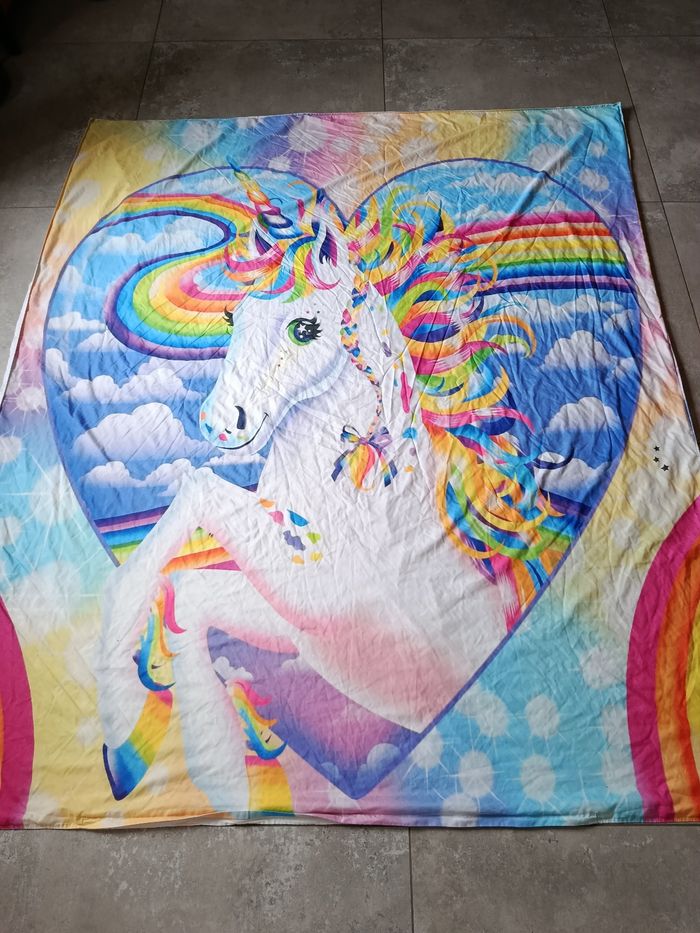 Housse de couette licorne 2 personnes