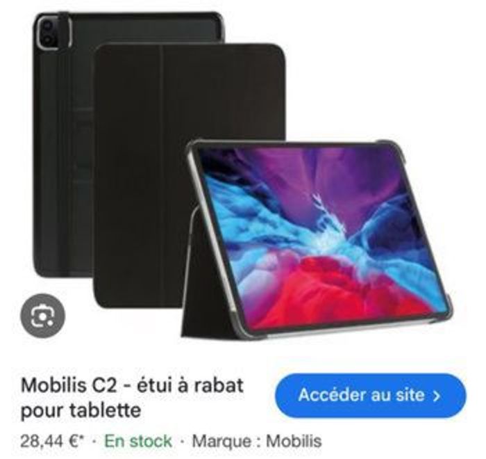 Housse Mobilis pour iPad C2 – Neuf sous emballage