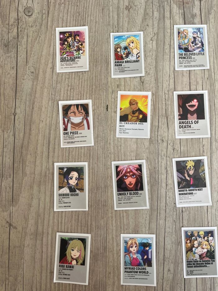 Lot de 28 autocollants d’animé - photo numéro 2