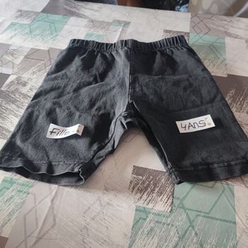 Short noir 4 ans fille