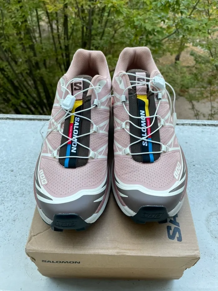 Salomon XT 6 Mahogany Rose / Earth Brown / Flamingo Pink - photo numéro 6