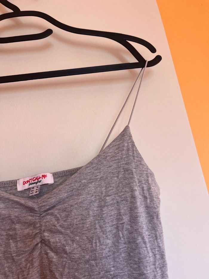 Debardeur gris jennyfer taille M - photo numéro 3