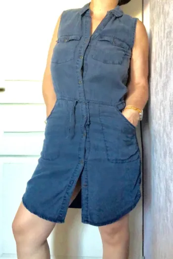 Robe imitation jeans