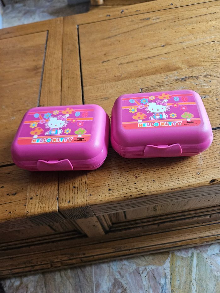 2 boîtes hello kitty fuchsia rose - photo numéro 7