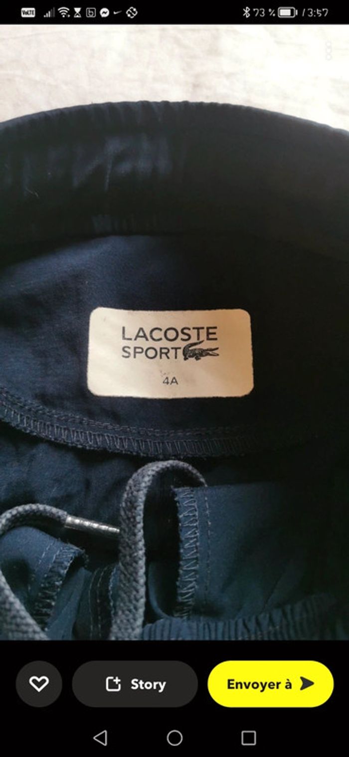 Short lacoste sport - photo numéro 3