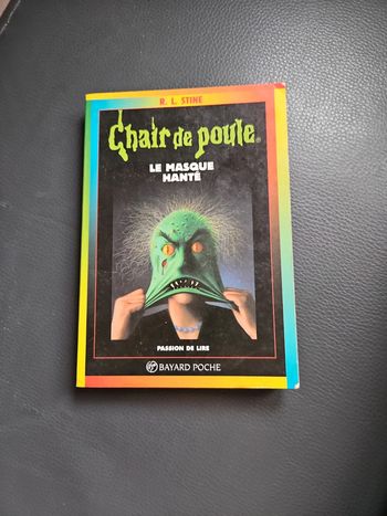 Livre Chair de poule Le masque hanté