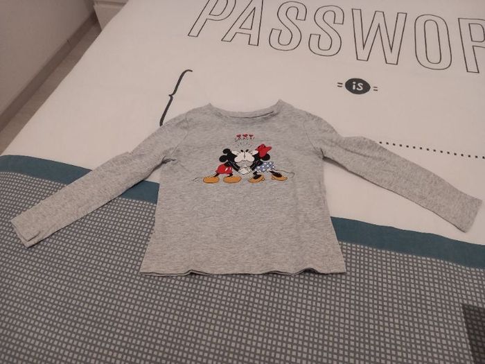 Vends TShirt manches longues Minnie & Mickey