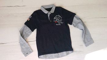 Polo effet superposition chemise ikks garçon 10 ans