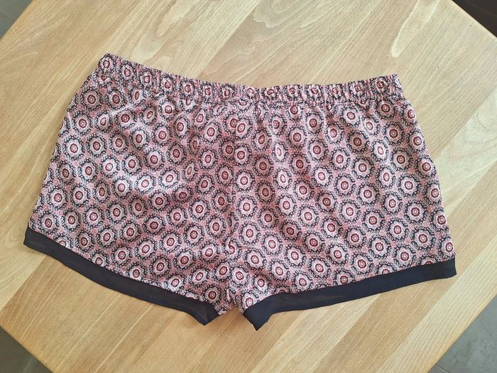 Bas de pyjama short femme M 38 rouge Etam - photo numéro 2