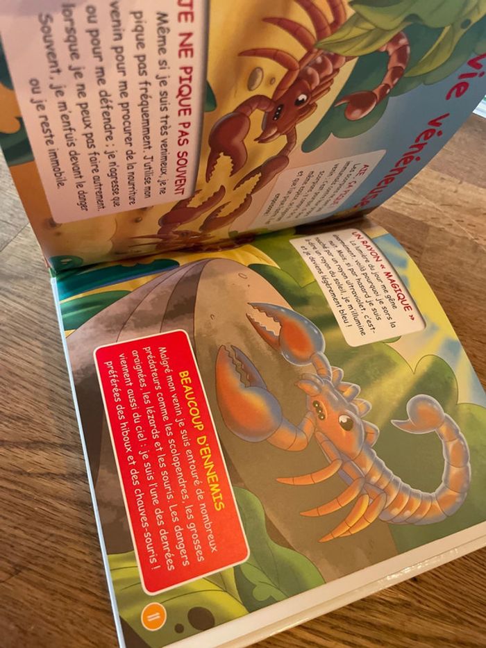 Livre Altaya Le monde des animaux Sauvages Animaux de la forêt Le scorpion - photo numéro 7