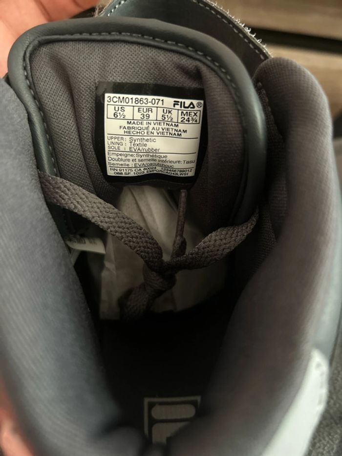 Basket Fila montantes gris anthracite MGX 200 mid 39 - photo numéro 8