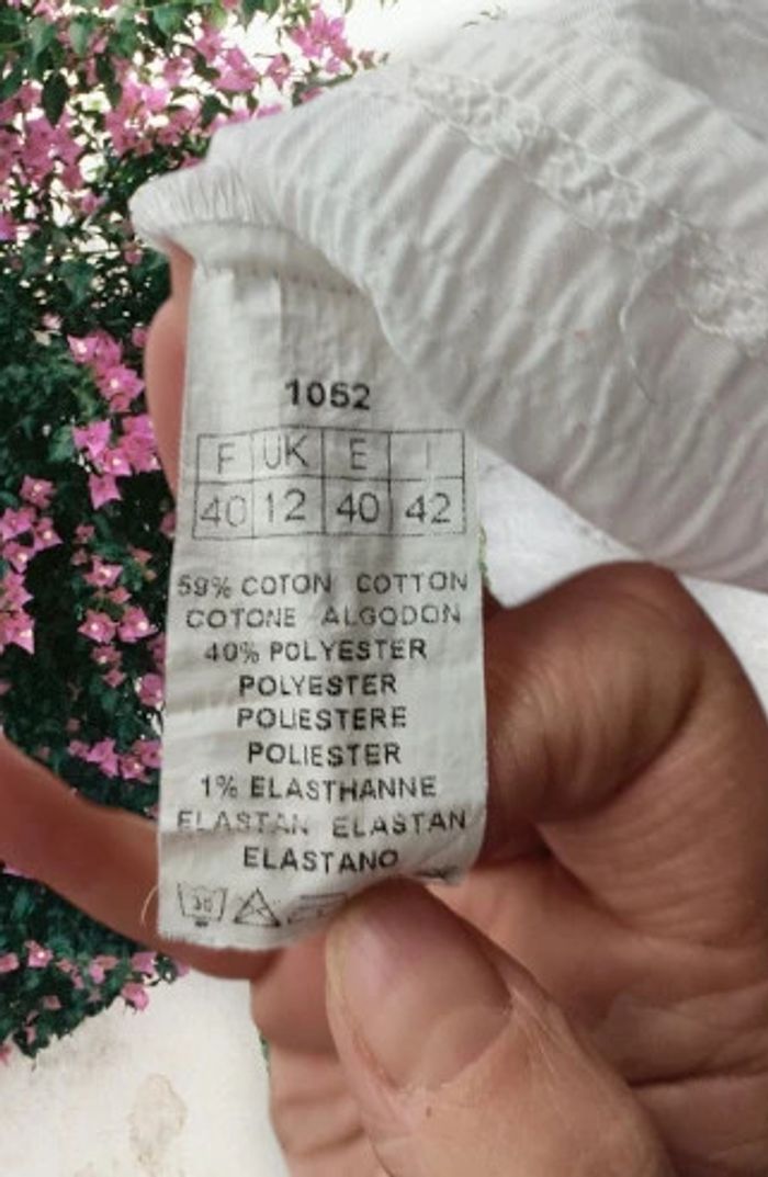 Blouse tunique chemise gaufrée - photo numéro 5