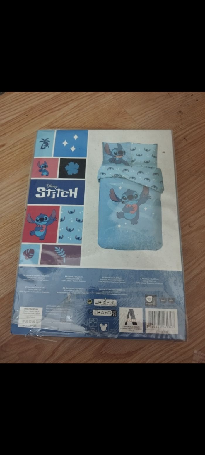 Parure de lit stitch double taille 240*220cm taille oreiller 63*63cm - photo numéro 2