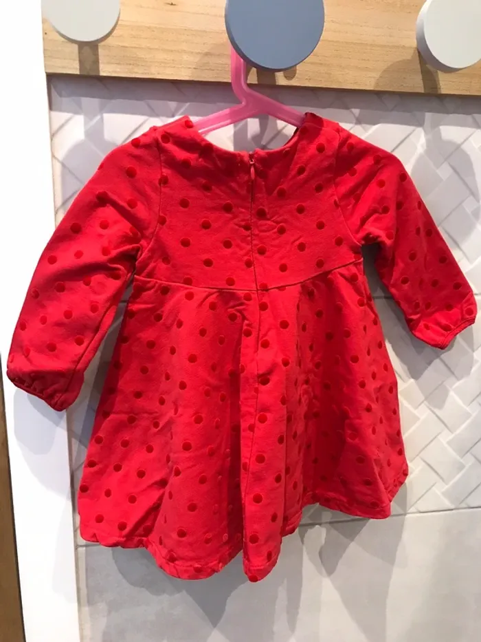 Robe rouge 18 mois Obaibi 🎀 - photo numéro 5