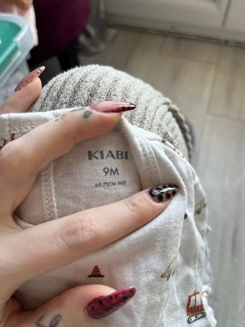 Pyjama motif pelleteuse 9 mois