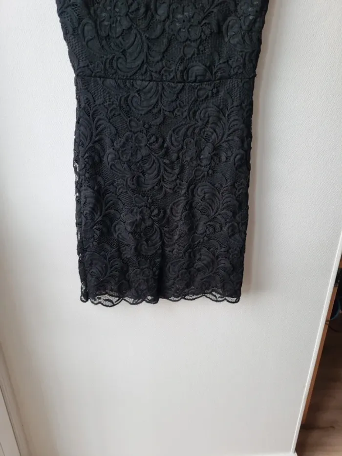 robe manches courtes dentelle h&m - photo numéro 2