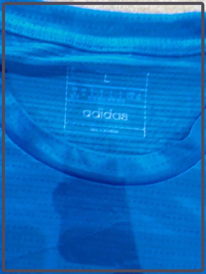 T-shirt Adidas Boston Athletic Association taille L bleu - photo numéro 3
