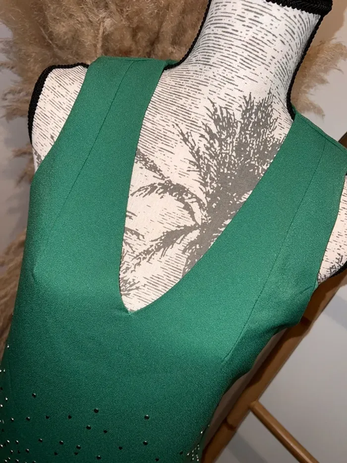 Haut débardeur vert - photo numéro 2