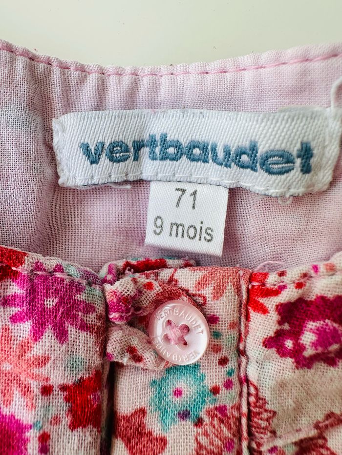 Blouse Vertbaudet bébé fille 9 mois - photo numéro 2