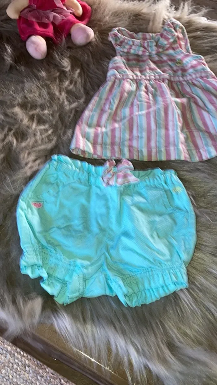 Ensemble haut / short 12 mois sergent-major - photo numéro 2