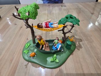 Lot playmobile barque hamac