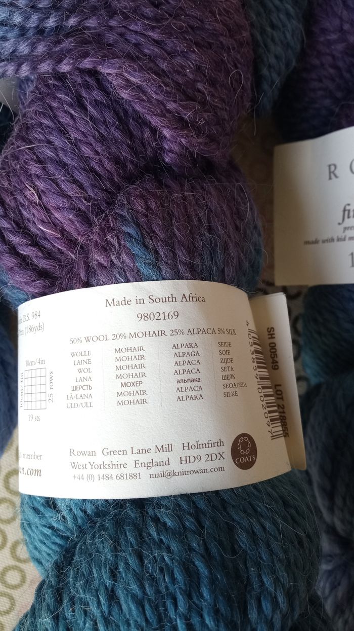 5 Rowan Fine Art Aran - merino mohair alpaga et soie - photo numéro 4