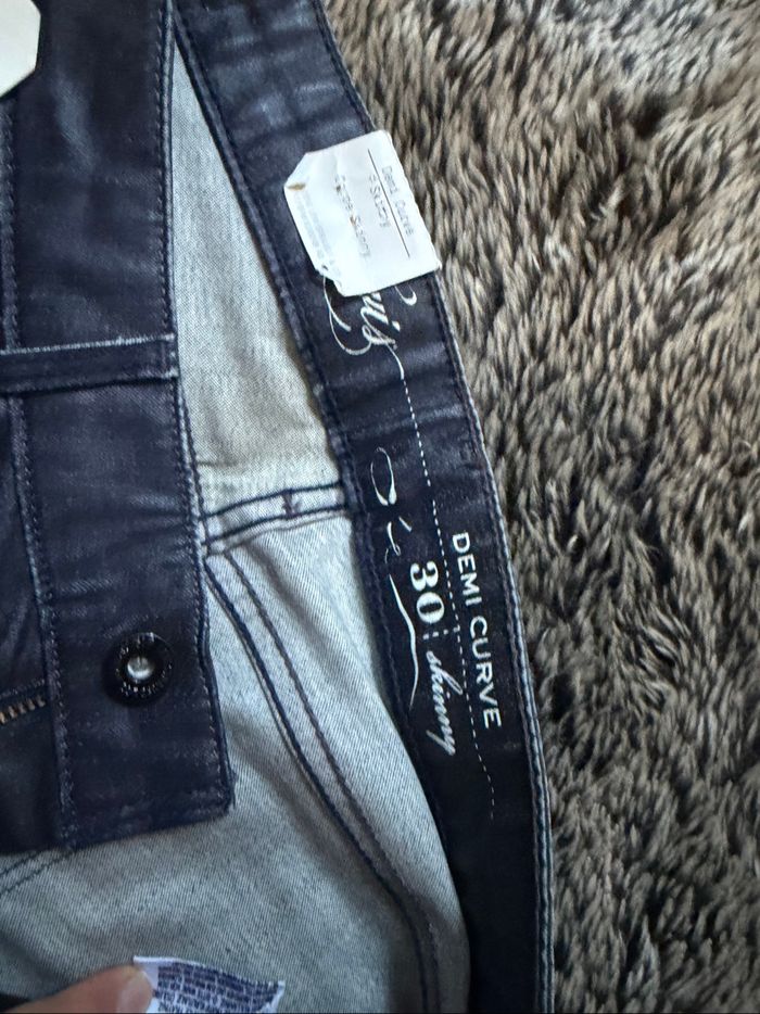 Jeans Lévis enduit bleu marine - photo numéro 3