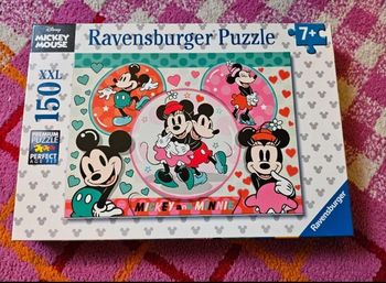 Puzzle 150 pièces Mickey et Minnie 