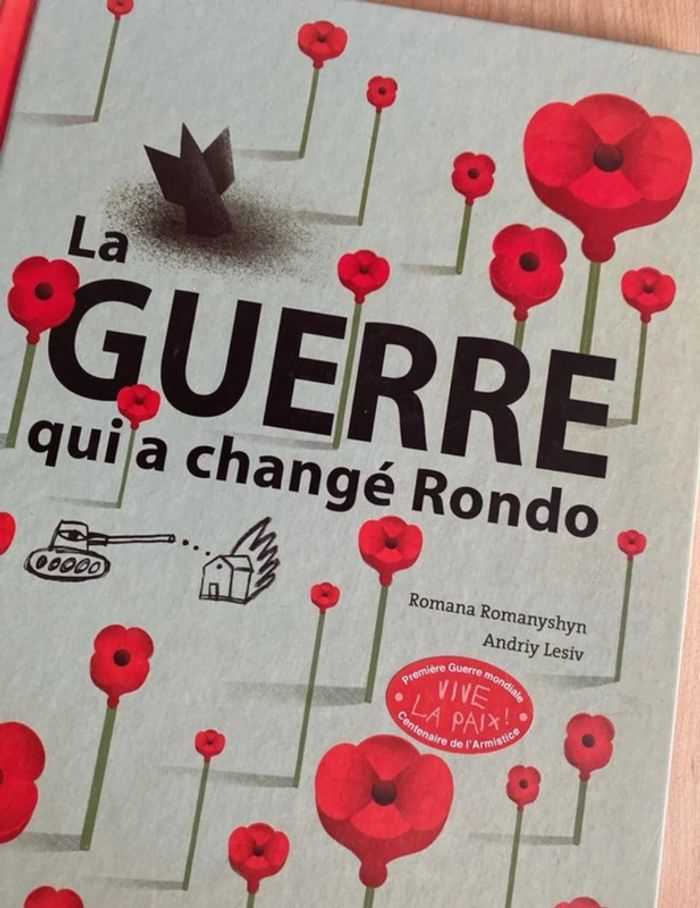 Livre couverture cartonnée neuf, la guerre qui a changé Rondo , édition, rue du monde neuf - photo numéro 2