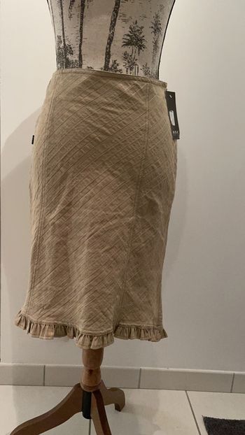 Jupe beige T. 38
